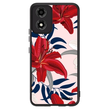 Ovitek za Motorola Moto E14 - Red Lily