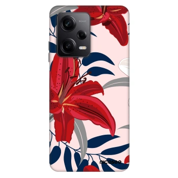 Ovitek za Xiaomi Redmi Note 12 Pro+ 5G - Red Lily