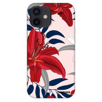 Ovitek za Apple iPhone 12 mini - Red Lily