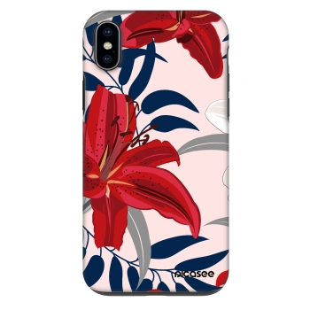 Ovitek za Apple iPhone XS Max - Red Lily