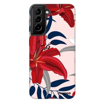 Ovitek za Samsung Galaxy S22 5G - Red Lily
