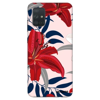 Ovitek za Samsung Galaxy A71 A715F - Red Lily