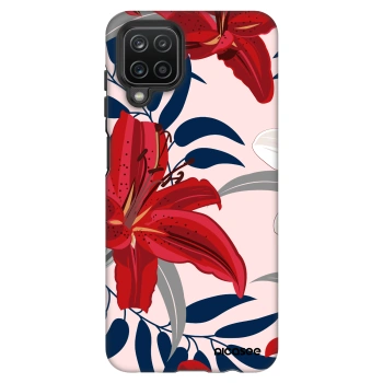 Ovitek za Samsung Galaxy A12 A125F - Red Lily