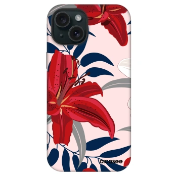 Ovitek za Apple iPhone 15 - Red Lily