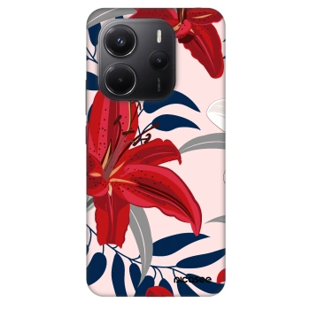 Ovitek za Xiaomi Redmi Note 14 4G - Red Lily
