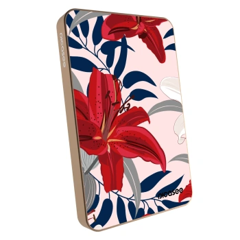 Prenosna baterija z MagSafe 5 000 mAh Zlati - Red Lily