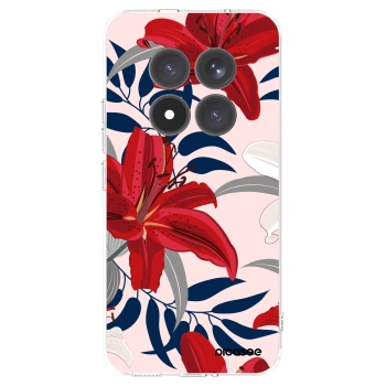 Picasee silikonski prozorni ovitek za Xiaomi Redmi Note 15 Pro+ - Red Lily