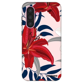 Ovitek za Samsung Galaxy A56 5G A566B - Red Lily