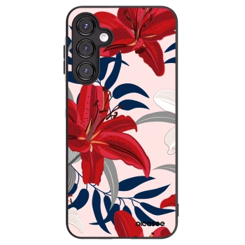 Picasee silikonski črni ovitek za Samsung Galaxy A16 4G - Red Lily