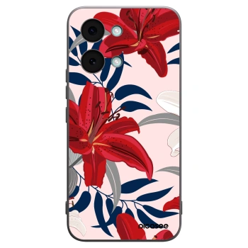 Picasee silikonski črni ovitek za Xiaomi Poco X8 Pro Max - Red Lily