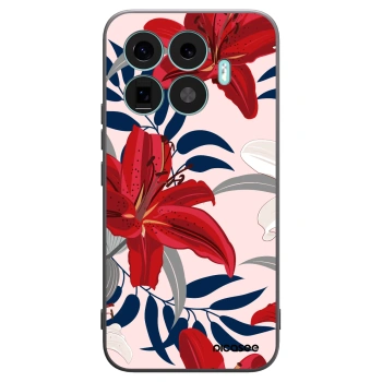 Picasee silikonski črni ovitek za Xiaomi 17T Pro - Red Lily