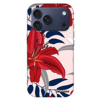 Ovitek za Apple iPhone 18 Pro - Red Lily