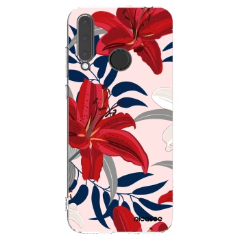 Picasee silikonski prozorni ovitek za Honor 20 Lite - Red Lily