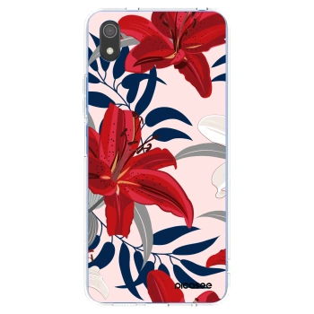 Picasee silikonski prozorni ovitek za Xiaomi Redmi 7A - Red Lily