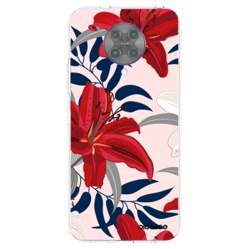 Picasee silikonski prozorni ovitek za Xiaomi Poco F2 Pro - Red Lily