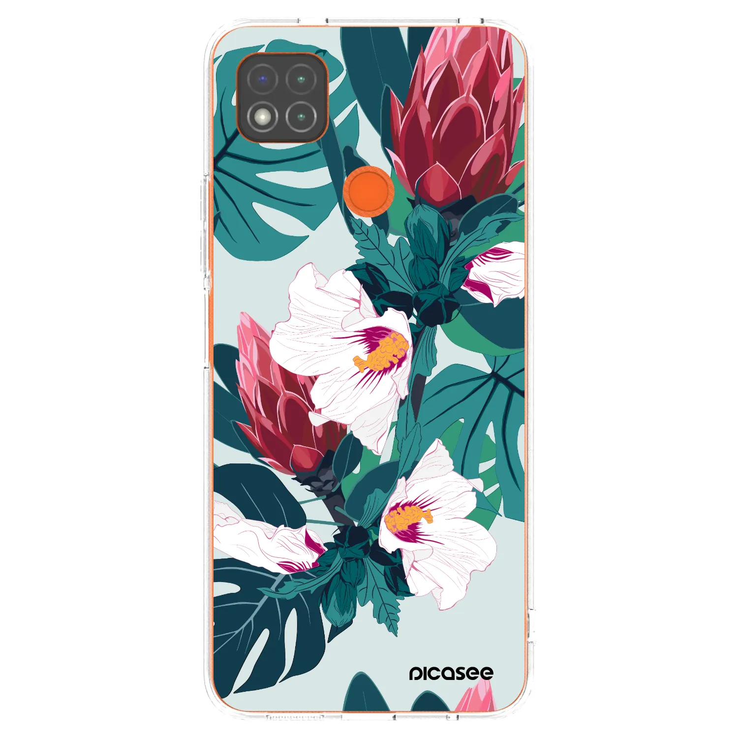 Picasee silikonski prozorni ovitek za Xiaomi Redmi 9C - Rhododendron