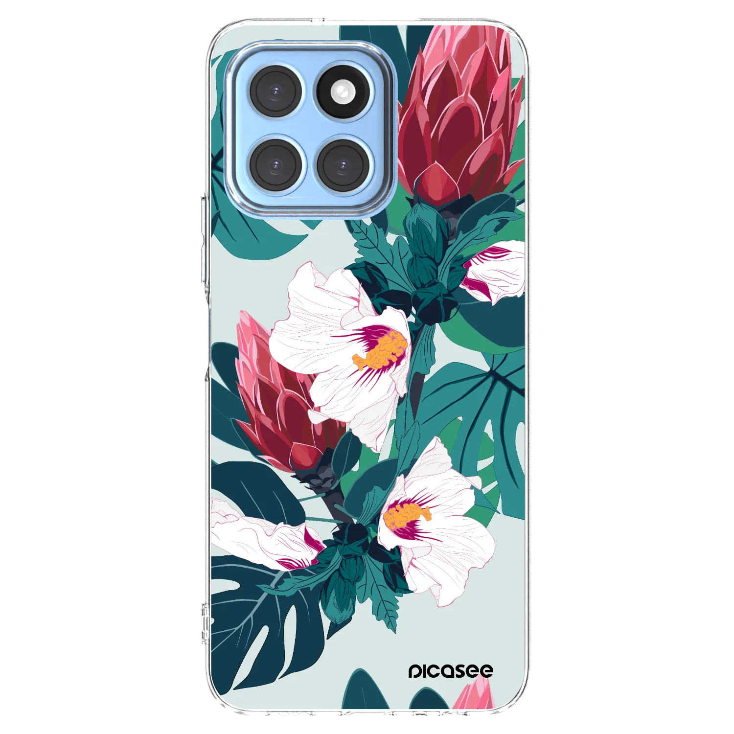 Picasee silikonski prozorni ovitek za Honor X6 - Rhododendron
