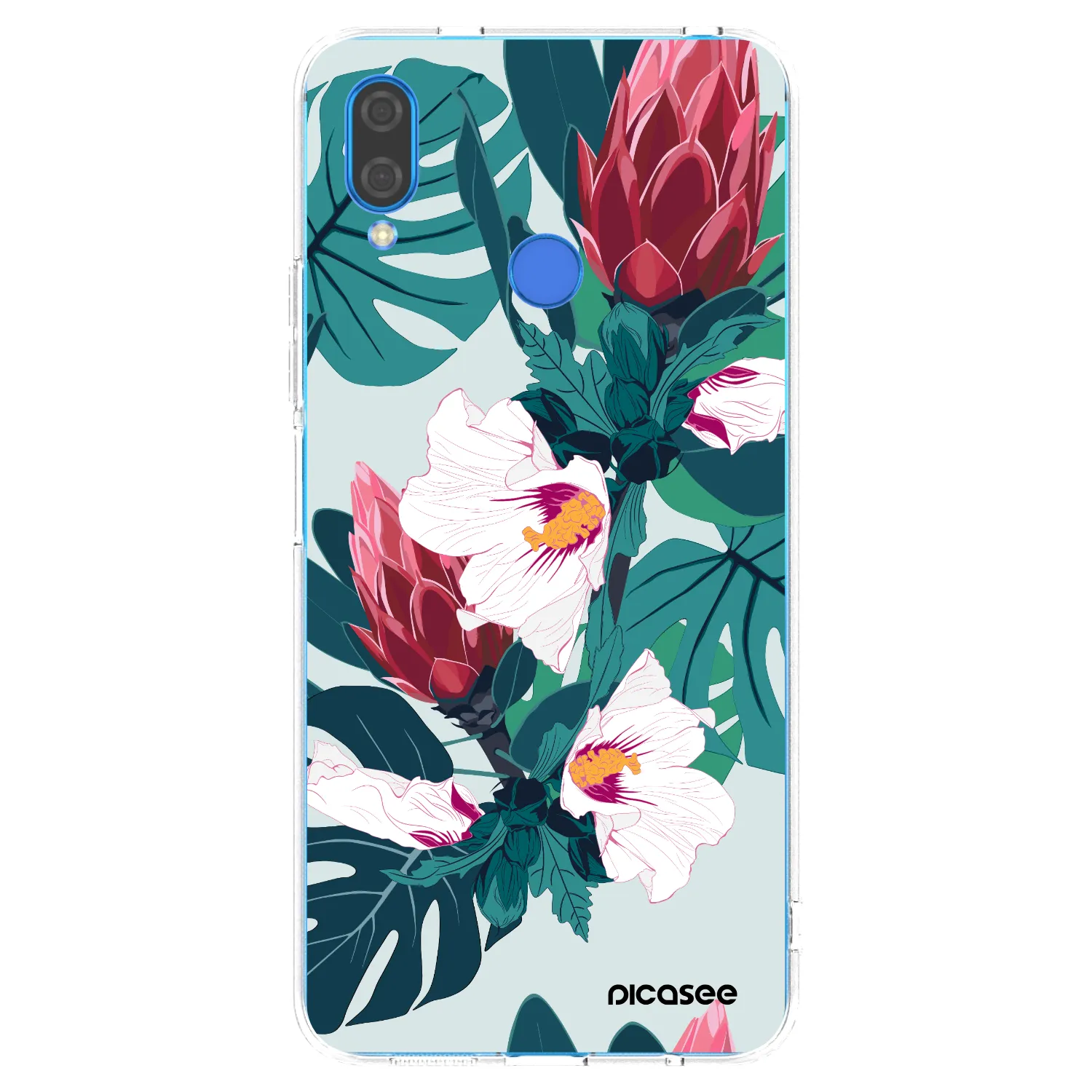 Picasee silikonski prozorni ovitek za Huawei Nova 3 - Rhododendron