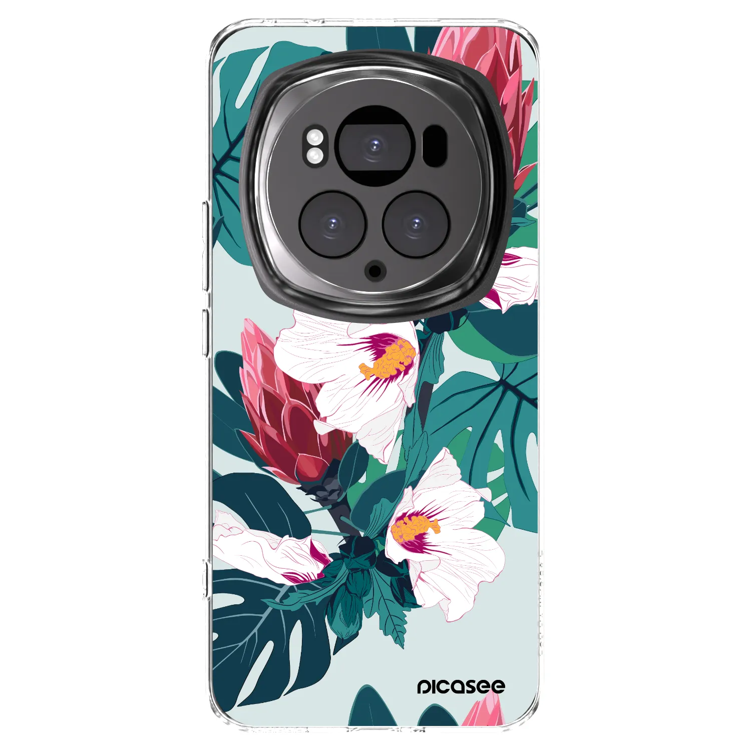 Picasee silikonski prozorni ovitek za Honor Magic6 Pro - Rhododendron