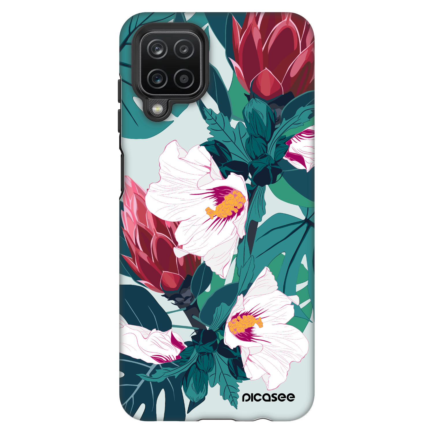 Picasee Fashion Case za Samsung Galaxy A12 A125F - Rhododendron