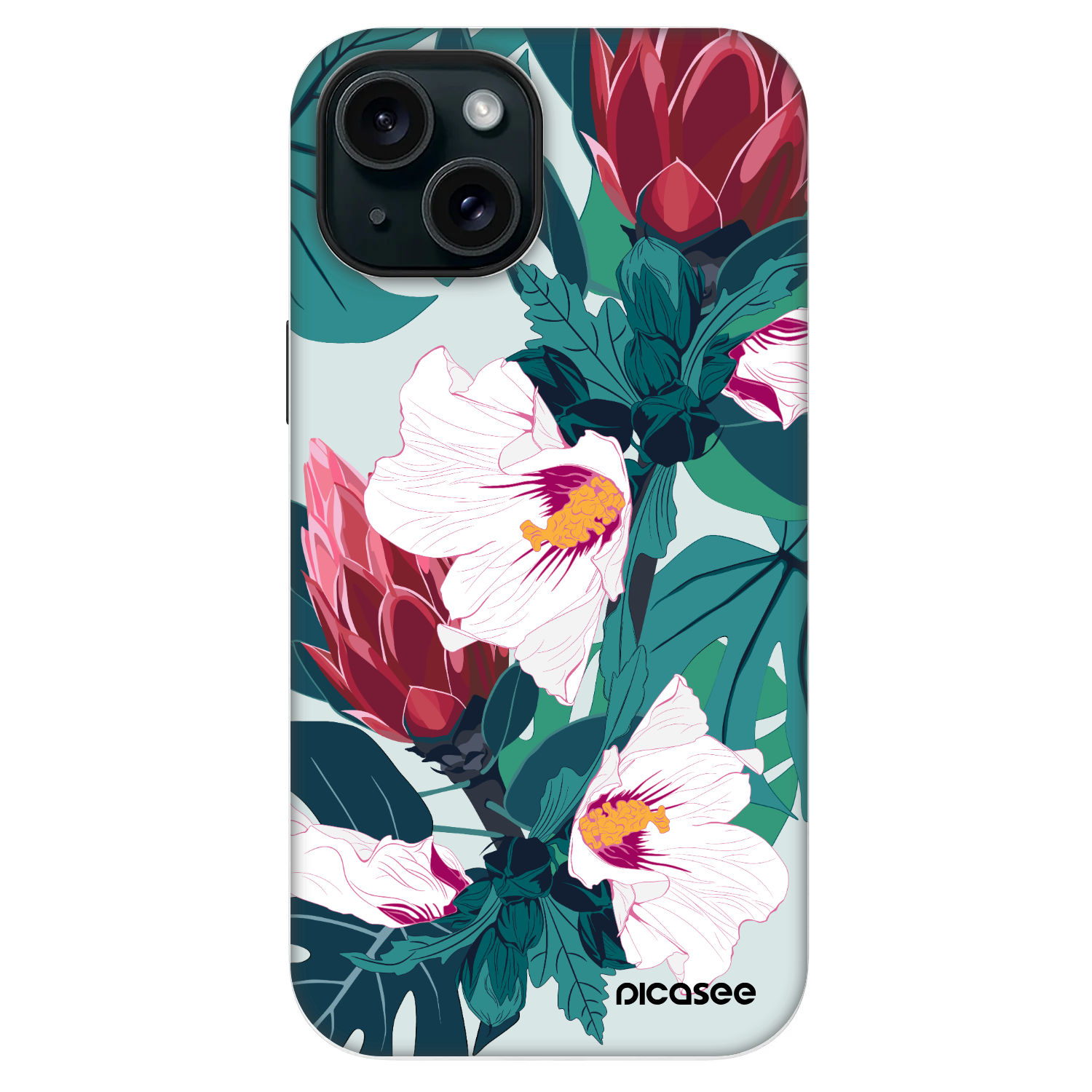 Picasee Fashion Case MagSafe za Apple iPhone 13 - Rhododendron