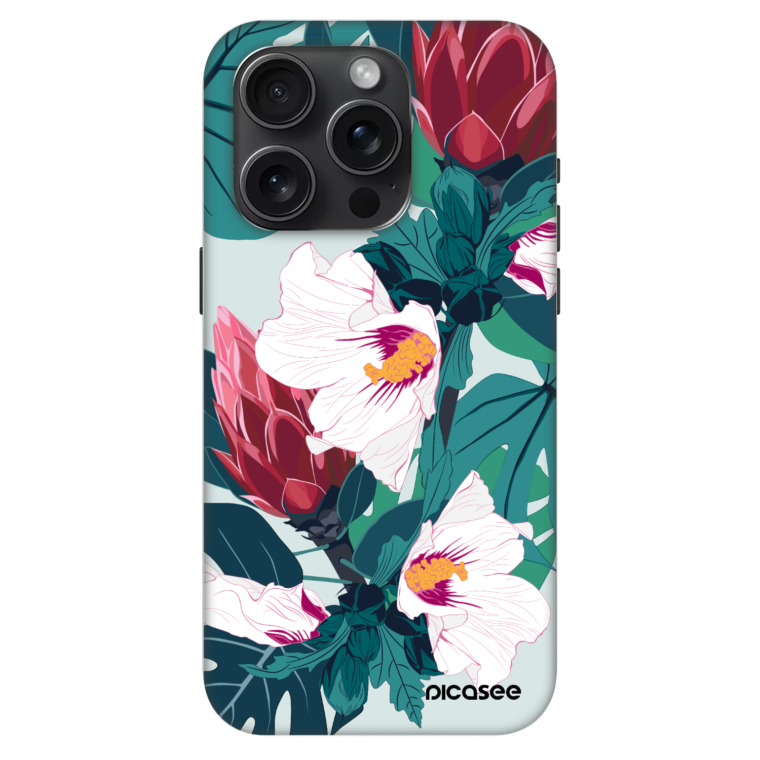 Picasee Fashion Case MagSafe za Apple iPhone 15 Pro - Rhododendron