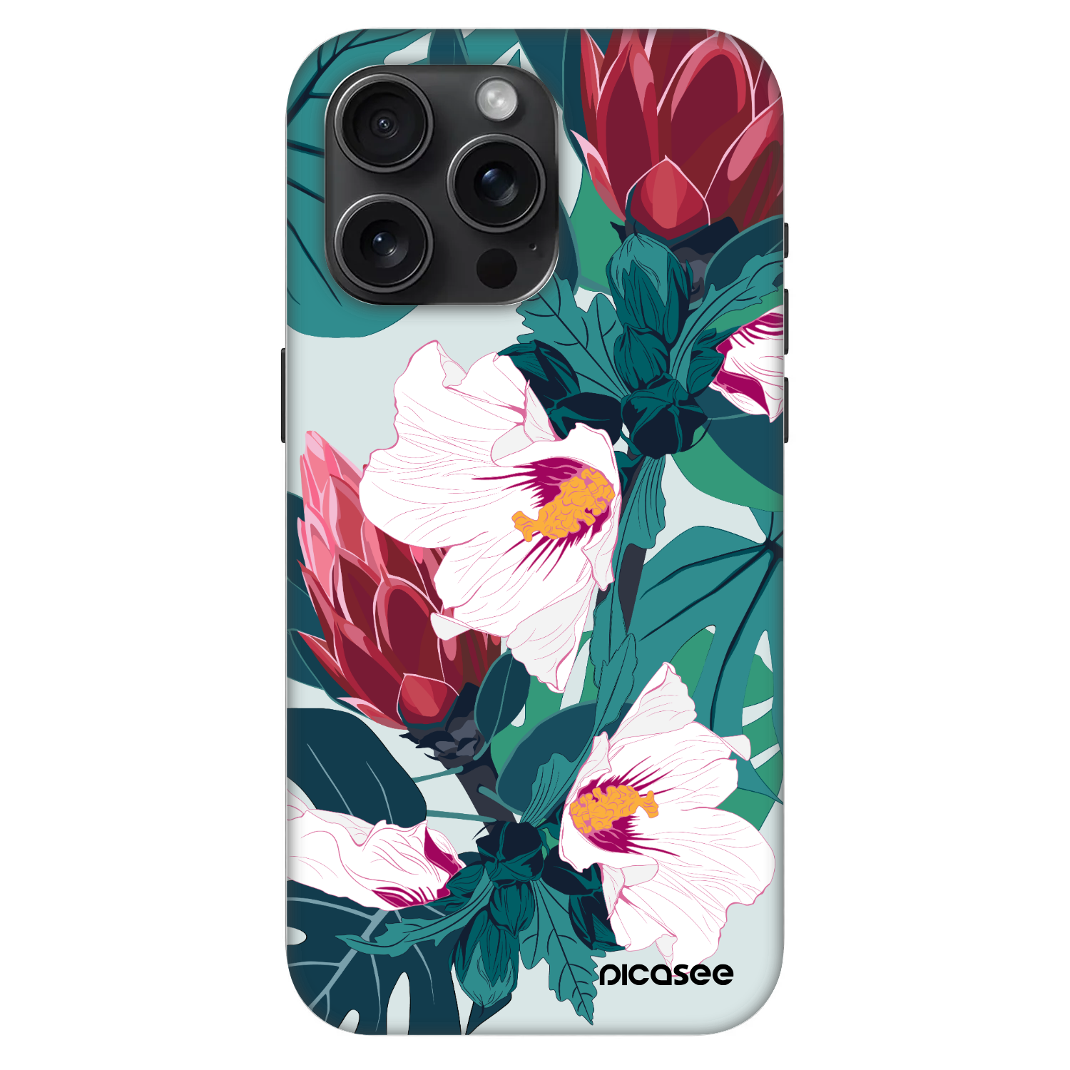 Picasee Fashion Case MagSafe za Apple iPhone 15 Pro Max - Rhododendron