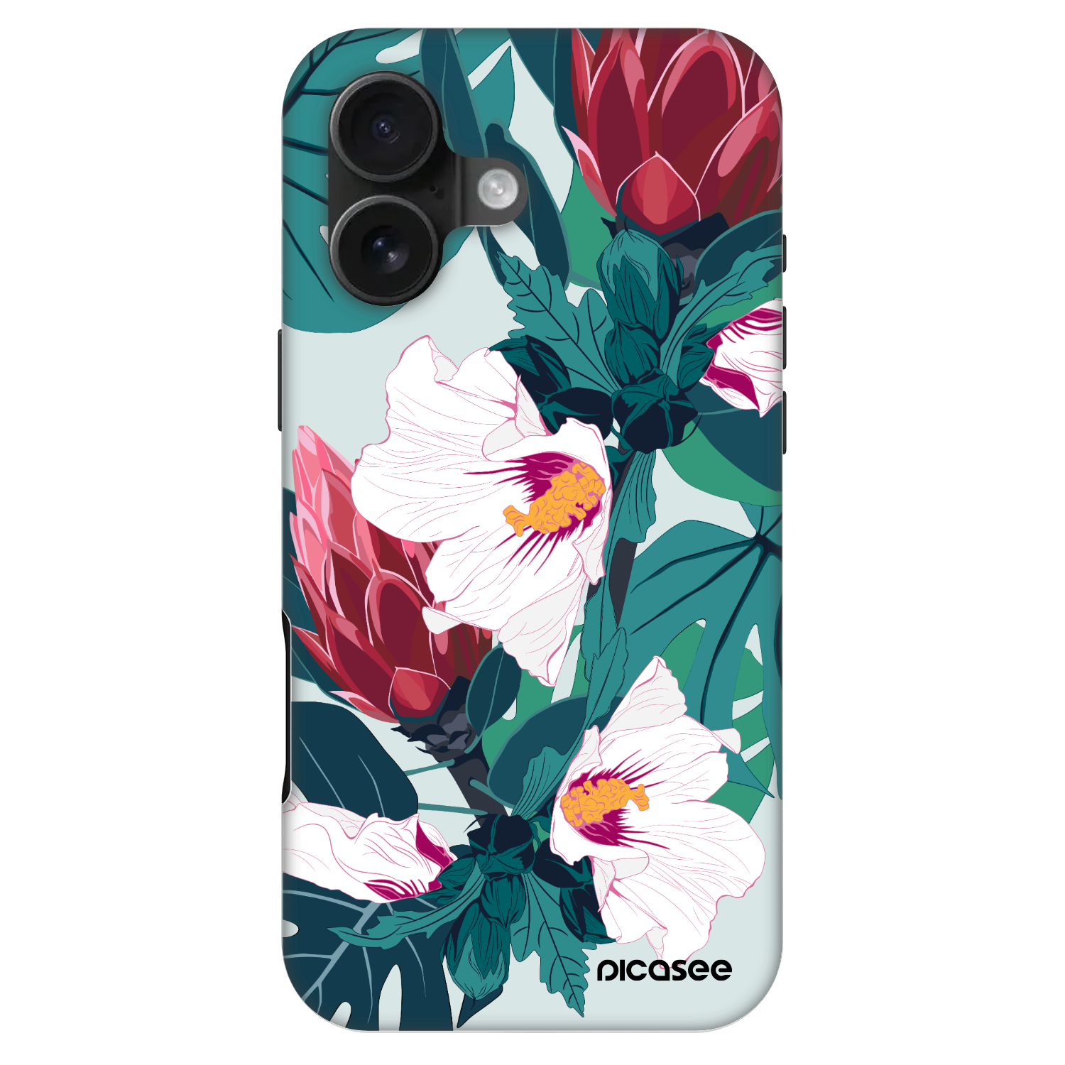 Picasee Fashion Case MagSafe za Apple iPhone 16 - Rhododendron