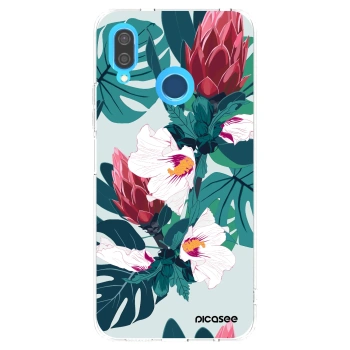 Picasee silikonski prozorni ovitek za Huawei P20 Lite - Rhododendron