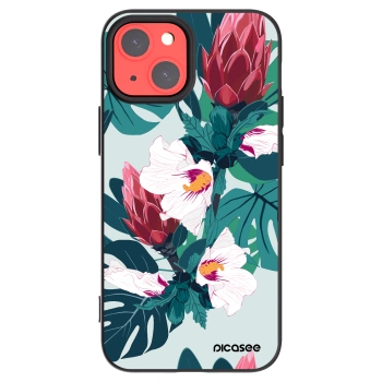 Picasee silikonski črni ovitek za Apple iPhone 13 mini - Rhododendron