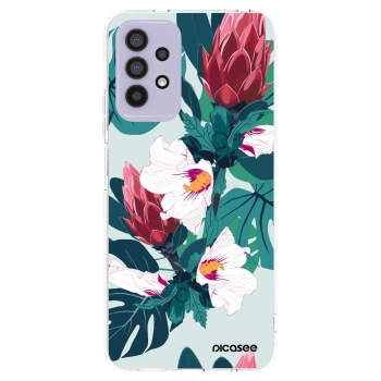 Picasee silikonski prozorni ovitek za Samsung Galaxy A32 4G SM-A325F - Rhododendron