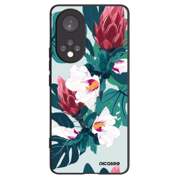 Picasee silikonski črni ovitek za Huawei Nova 9 - Rhododendron