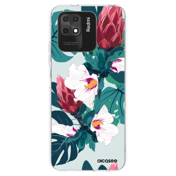 Picasee silikonski prozorni ovitek za Xiaomi Redmi 10C - Rhododendron