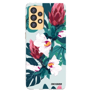 Picasee silikonski prozorni ovitek za Samsung Galaxy A33 5G A336 - Rhododendron