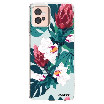 Picasee silikonski prozorni ovitek za Motorola Moto G32 - Rhododendron