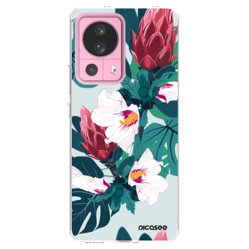 Picasee silikonski prozorni ovitek za Xiaomi 13 Lite - Rhododendron