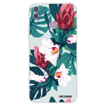 Picasee silikonski prozorni ovitek za Honor 8X - Rhododendron