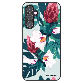 Picasee silikonski črni ovitek za Samsung Galaxy A54 5G A546B - Rhododendron