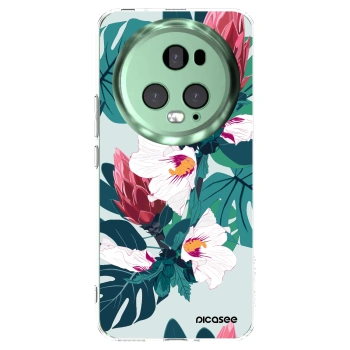 Picasee silikonski prozorni ovitek za Honor Magic5 Pro - Rhododendron