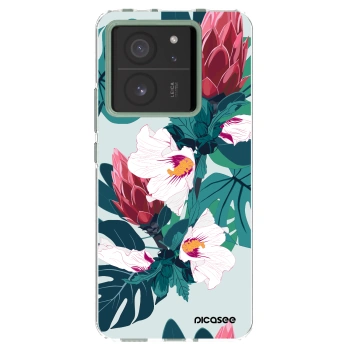 Picasee silikonski prozorni ovitek za Xiaomi 13T Pro - Rhododendron