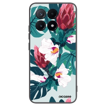 Picasee silikonski črni ovitek za Xiaomi Poco X6 Pro - Rhododendron