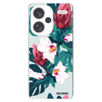 Picasee silikonski prozorni ovitek za Xiaomi Redmi Note 13 Pro+ 5G - Rhododendron