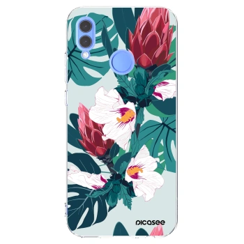 Picasee silikonski prozorni ovitek za Honor 10 Lite - Rhododendron