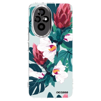 Picasee silikonski prozorni ovitek za Honor 200 Pro 5G - Rhododendron