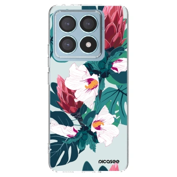 Picasee silikonski prozorni ovitek za Xiaomi 14T Pro - Rhododendron
