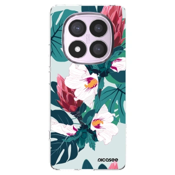 Picasee silikonski prozorni ovitek za Xiaomi Redmi Note 14 Pro 5G - Rhododendron