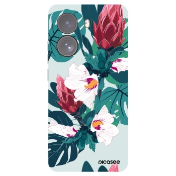 Picasee silikonski črni ovitek za Xiaomi Poco X7 - Rhododendron