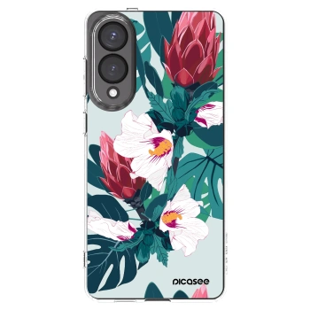 Picasee silikonski prozorni ovitek za Samsung Galaxy S25 Edge 5G - Rhododendron