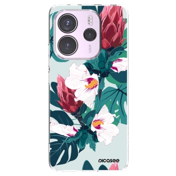 Picasee silikonski prozorni ovitek za Xiaomi Redmi Note 14 4G - Rhododendron