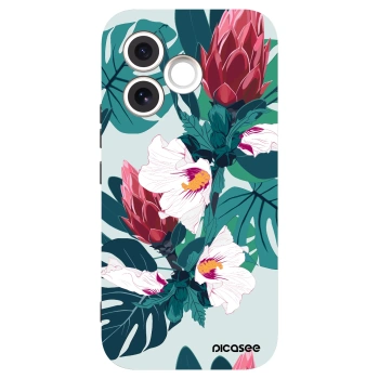 Picasee silikonski črni ovitek za Honor 600 Lite - Rhododendron